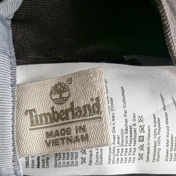 Timberland Large Black Canvas Backpack - Picture 9 of 11